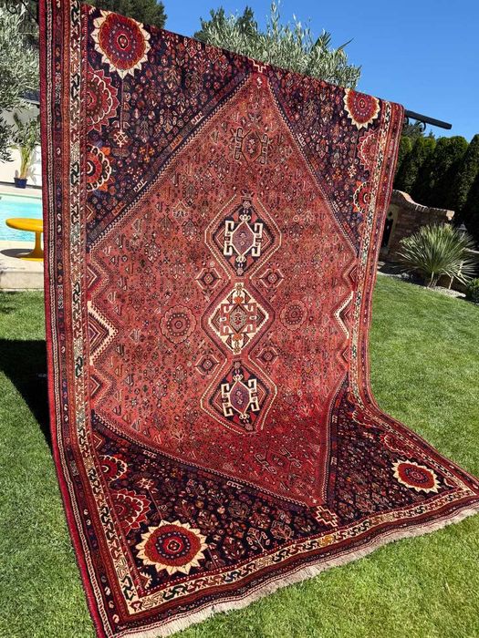 Dywan Perski Kaszmirowy Wełniany Iran Quasghai 345x225 galeria 19 tyś