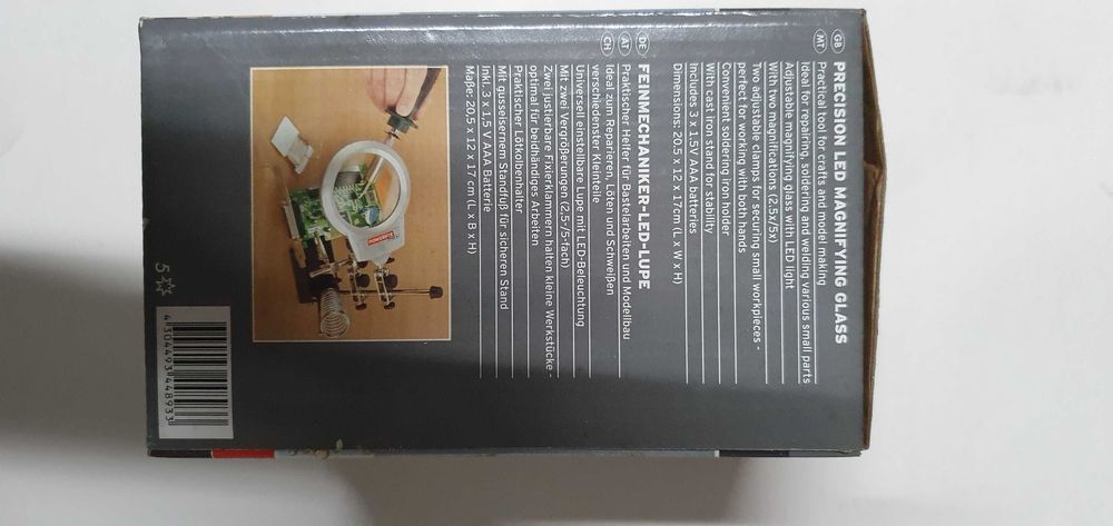 Lente para trabalhos de precisão