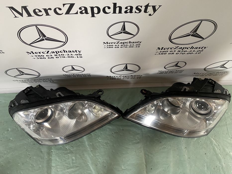 Mercedes w 164 ml фара передня галогенова до рестайлінгу