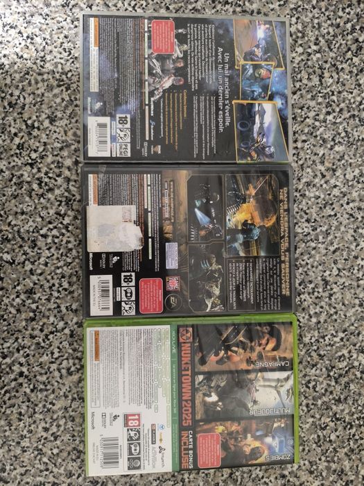 Dead space/Call of duty black ops 2/Mass effect+DVD bonus  Xbox 360