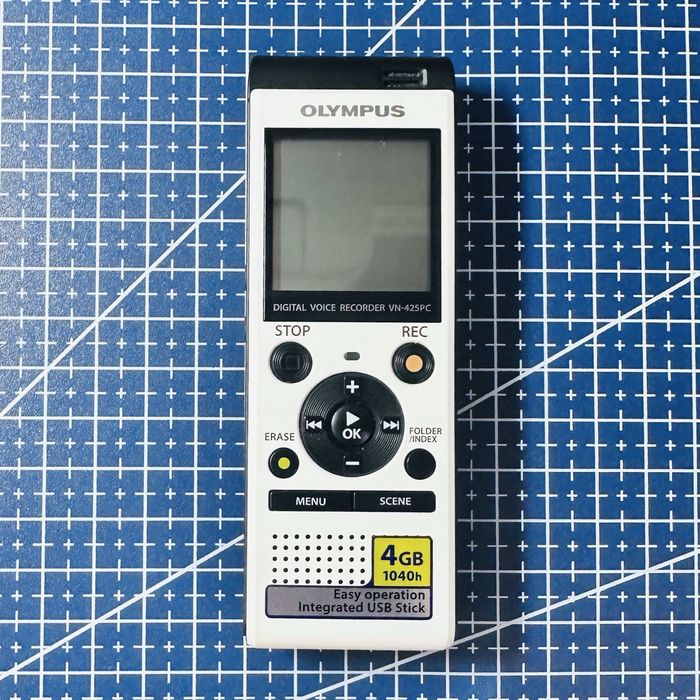 Цифровий диктофон Olympus VN-425PC 4Gb White