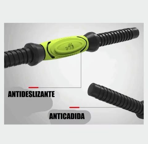 Halteres 40Kg + barra W + barra reta