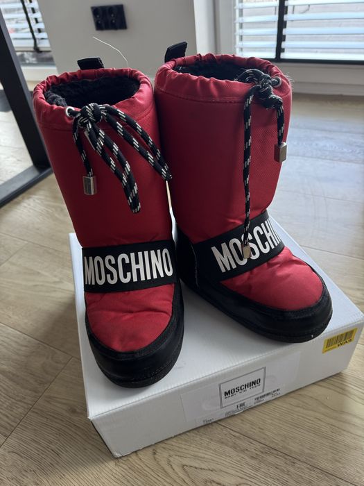 Śniegowce 32 34 Moschino jak Moon Boot dziewczynka