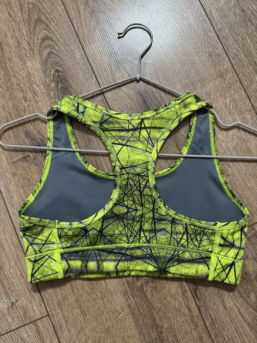 Sportowy biustonosz Nike Pro XS neon lime treningowy