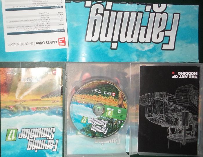 Farming simulator 17 2016 PC DVD BOX, plakat, Polska farma 2017 BOX PC