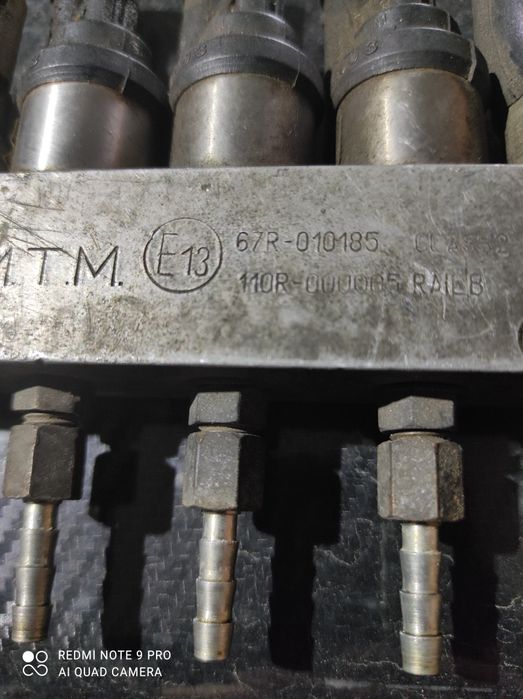 Газові форсунки BRC ,жовті,стояли на туарег 4.2