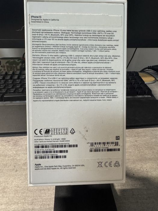 Iphone 13 128gb - stan bardzo dobry