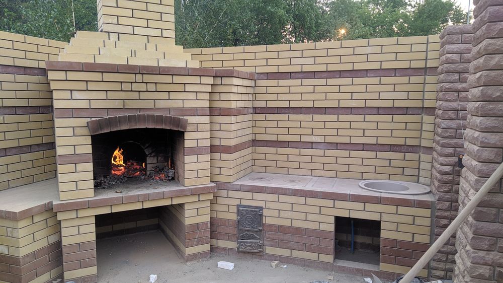 Каменщик.Кладка бута, кирпича. Камин. Барбекю. Печи. Плитка ...