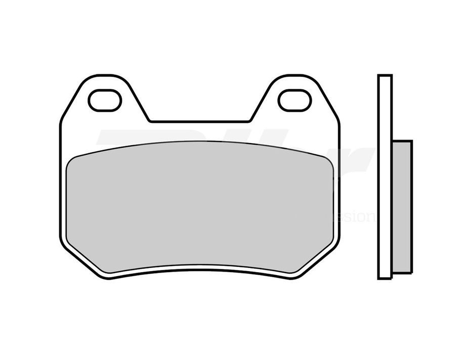 07bb2507 - pastilhas de travão orgânicas brembo 07bb2507