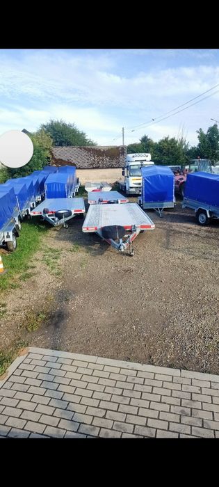 Przyczepa do minikoparki laweta  300x150 350x180 2osie 2700 3osie 3500