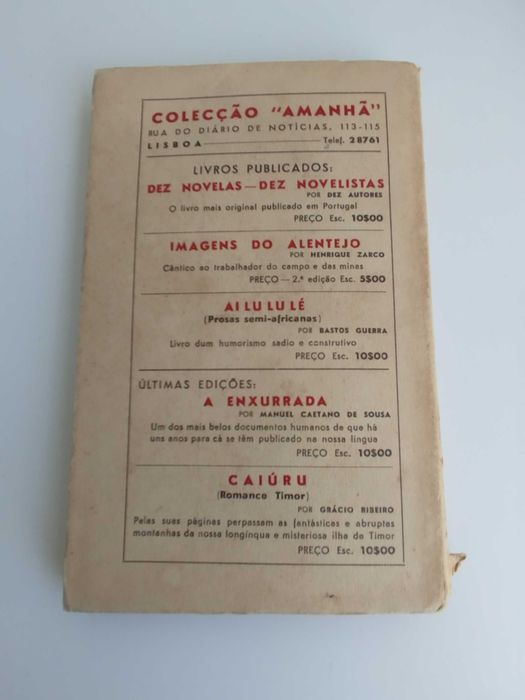 Livro Antigo e escasso "Caiúru - Grácio Ribeiro"