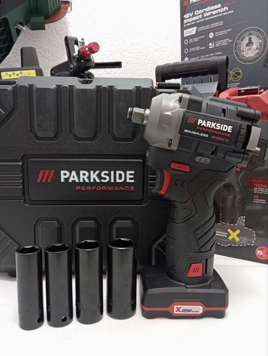 Акумуляторн ударний гайковерт Parkside PPDSSA 12, Гайковерт парксайд