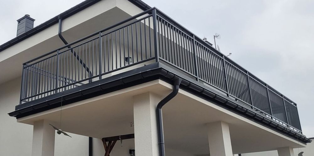 Balustrada, barierka, balkon, taras, ocynkowana , proszkowo malowana