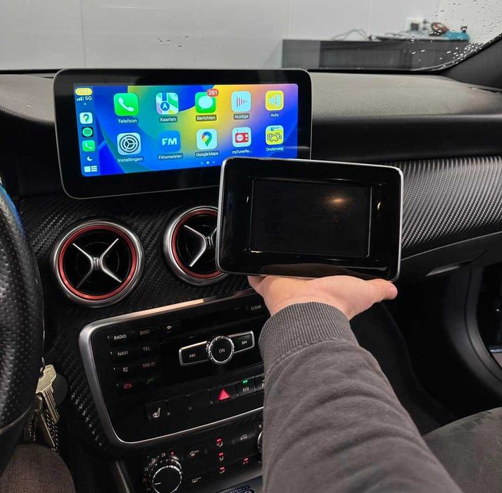 (NOVO) Rádio 2DIN Android 10.25" • Mercedes CLASSE A (W176) • [4+64GB]