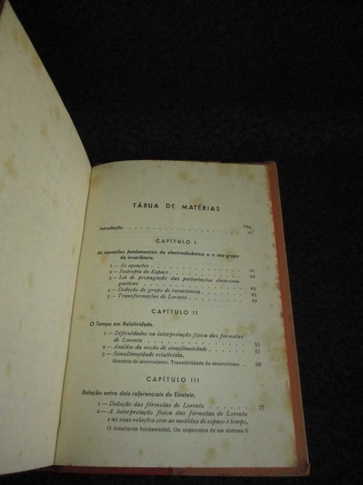 Livro Teoria da Relatividade Restrita Ruy Luís Gomes