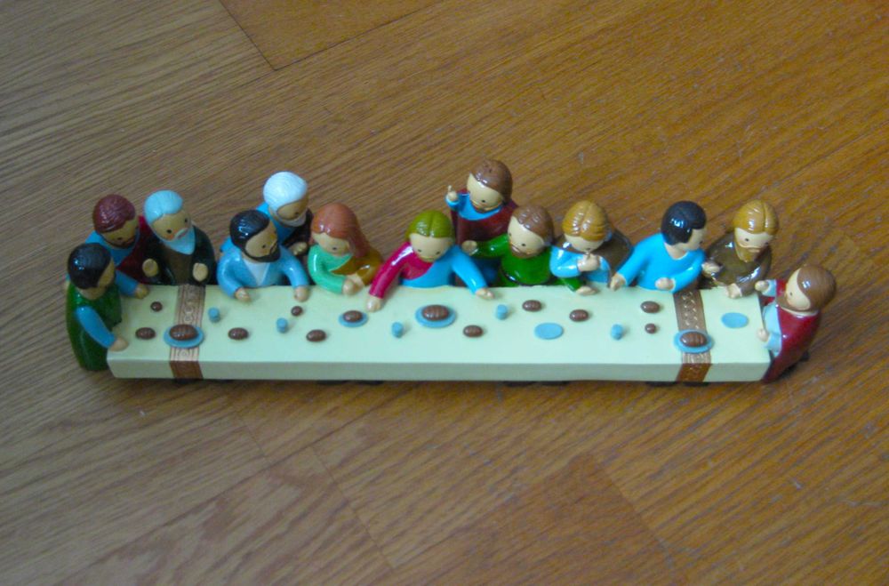 Última Ceia - Pintada à Mão NOVO com Selo Garantia