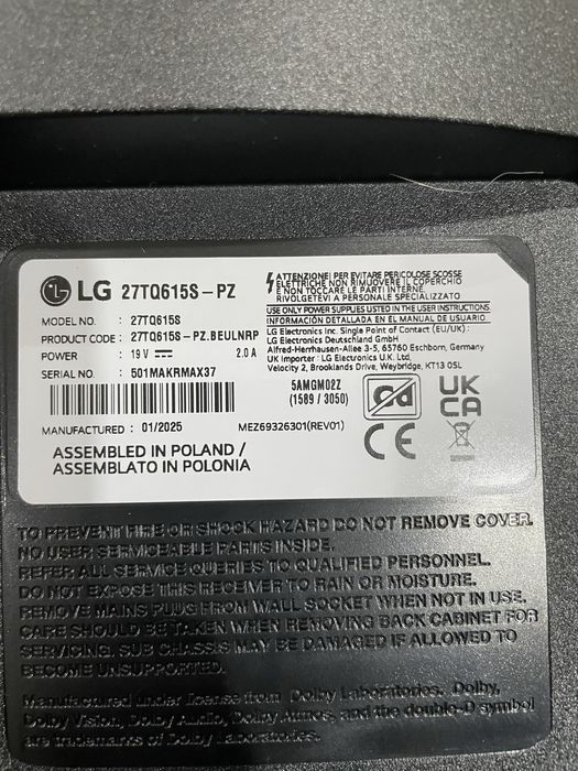 Lg 27TQ615S - PZ