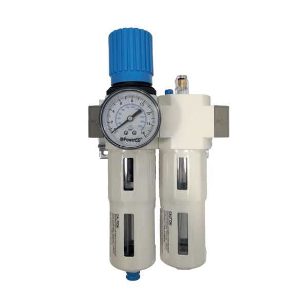 Filtro Regulador Lubrificador 1/2" FRL200 16Bar | Powered 239940