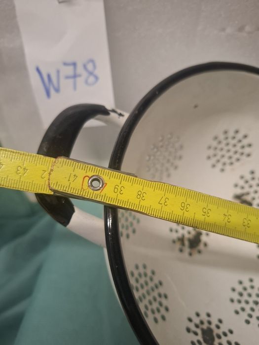 Durszlak emaliowany prl