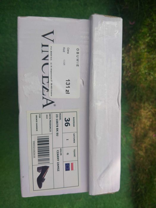 Buty czółenka na słupku półbuty nowe skórzana wkładka