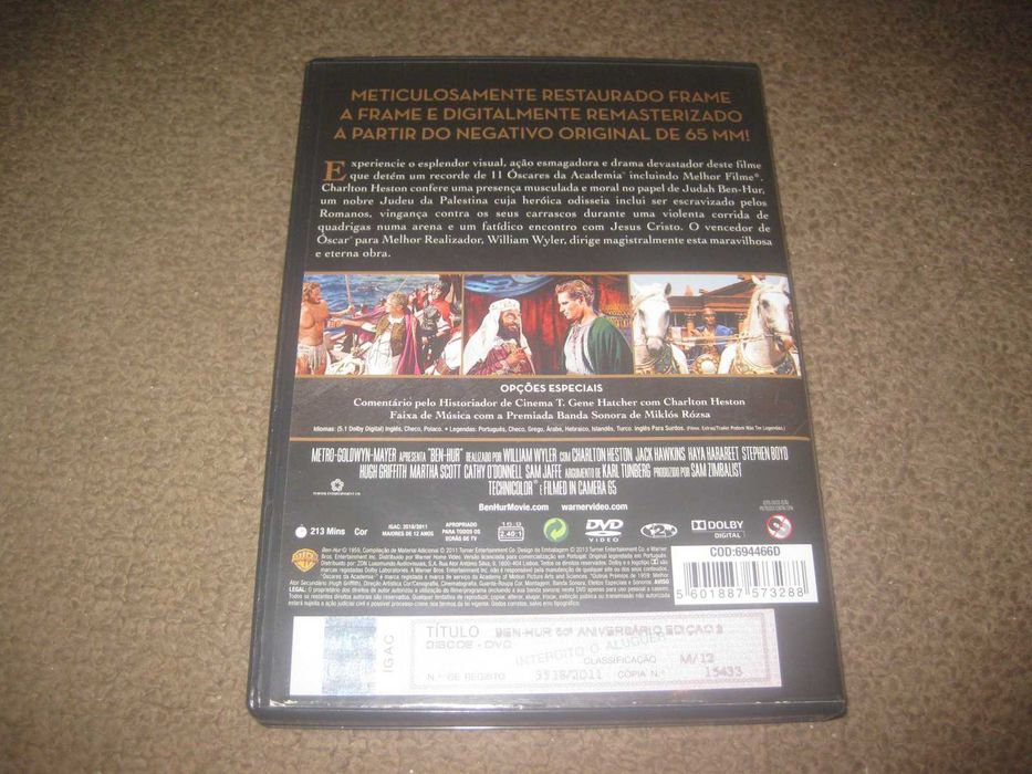 "Ben-Hur" starring Charlton Heston in a Special 2-DVD Edition64739412382209121