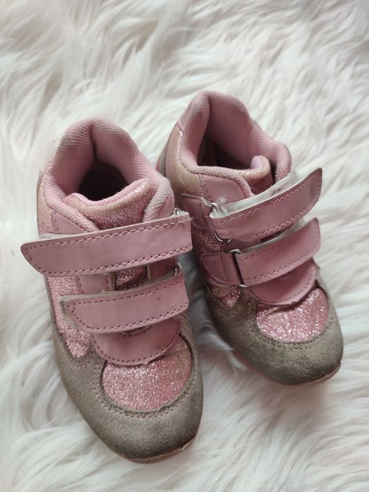 4 pary bucików dla dziewczynki 24 Nelly blue, lupilu, CCC