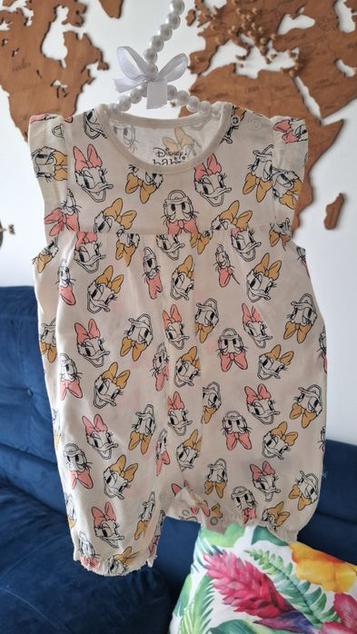 Rampers letni kaczuszka daisy lato niemowle disney