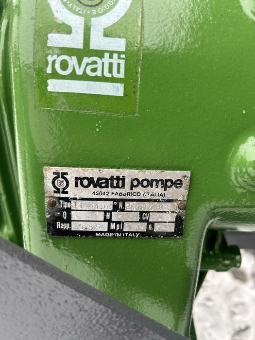 Pompa do nawadniania deszczowni ROVATTI T3 110G pompa  do wody wom