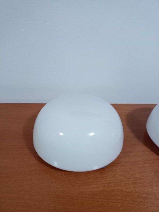 Conjunto de 2 Candeeiros de teto redondos opala Vituber 20 cm