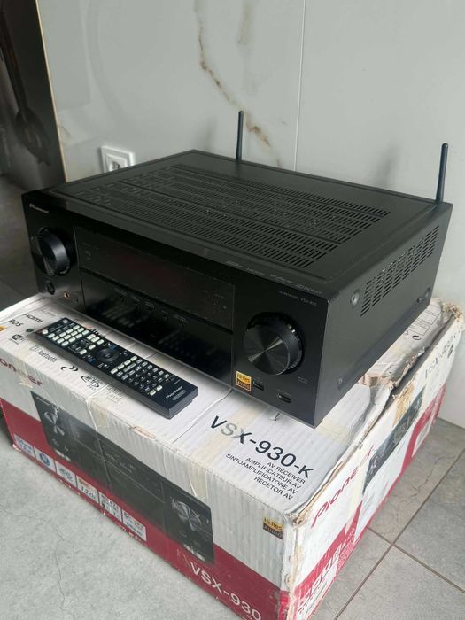 Amplituner 7.2 Pioneer VSX-930-K, Bluetooth, Dolby Atmos, 150W na kanał/Komis Krzysiek