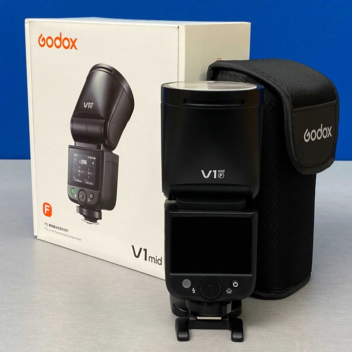 Godox Speedlite V1 Mid | Fujifilm | NOVO | 3 ANOS DE GARANTIA