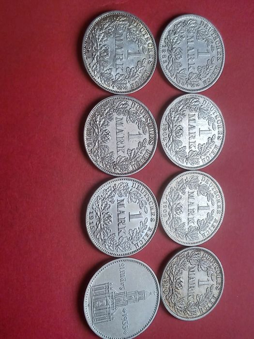 Мікс цікавих,срібних монет..Оригінали.