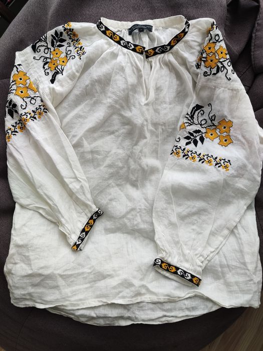 Вишита сорочка лляна, S (Вільні люди)