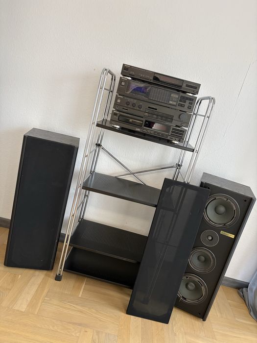 Wieża Technics – wzm. SU-500, tuner ST-G470, CD SL-P277A, EQU SH-8046