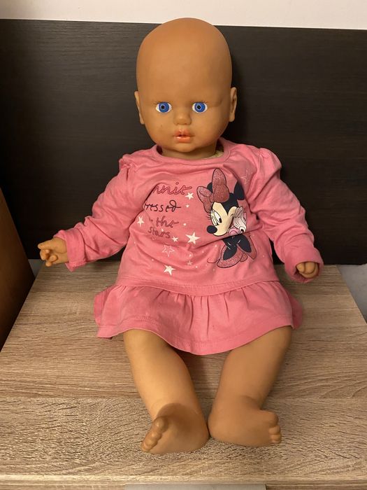 Lalka bobas PRL duża zabytek antyk stara lala