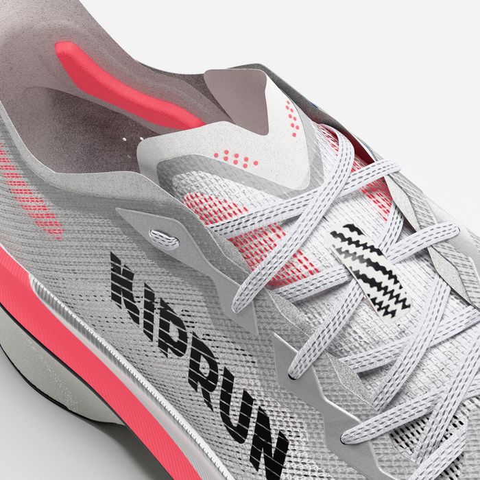 Sapatilhas de Corrida com Placa Carbono Homem KD900X LD 2 Branco/Rosa