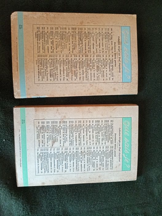 2 livros Que Sais - Je? - La Statistique; La Population -1956 / 1957