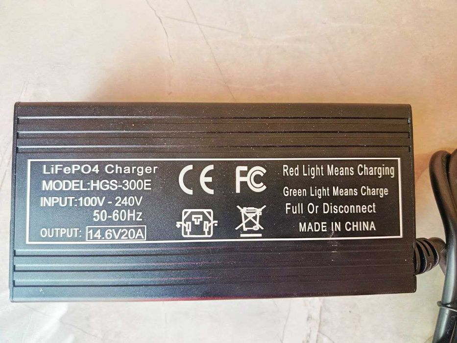 Зарядний пристрій 20A 14.6V LiFePO4 акумулятор 4S (12v)12.8v CC-CV