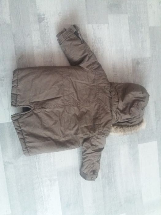 zimowa kurtka chłopięca ciepła alaska 4-6m