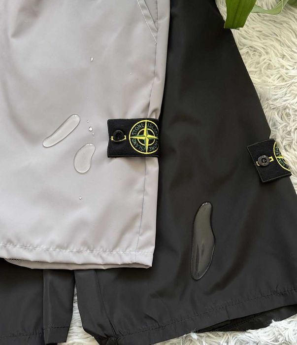 Stone Island GORE-TEX Шорти • Чорні / Сірі • XS S M L XL XXL • Стоник Шорты