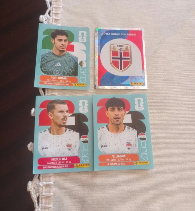 100 cromos para troca Fifa 2026