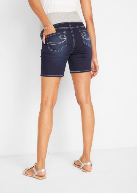 B.P.C krótkie spodenki ciążowe granat r.36