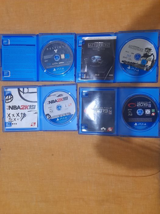 Lote  de 4 jogos playstation 4