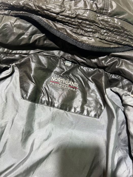 Пуховик Northland professional глянцевий коричневий теплий дутий рЛ