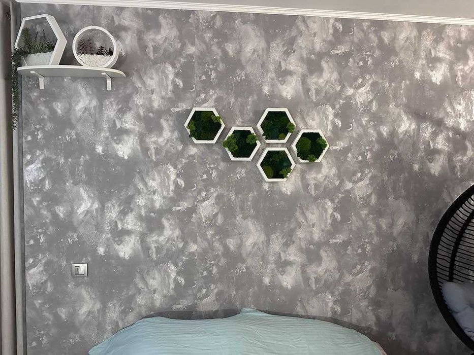 Мох у сотах, соти з мохом,декор з моху, стабілізований мох. ЗНИЖКИ!!!