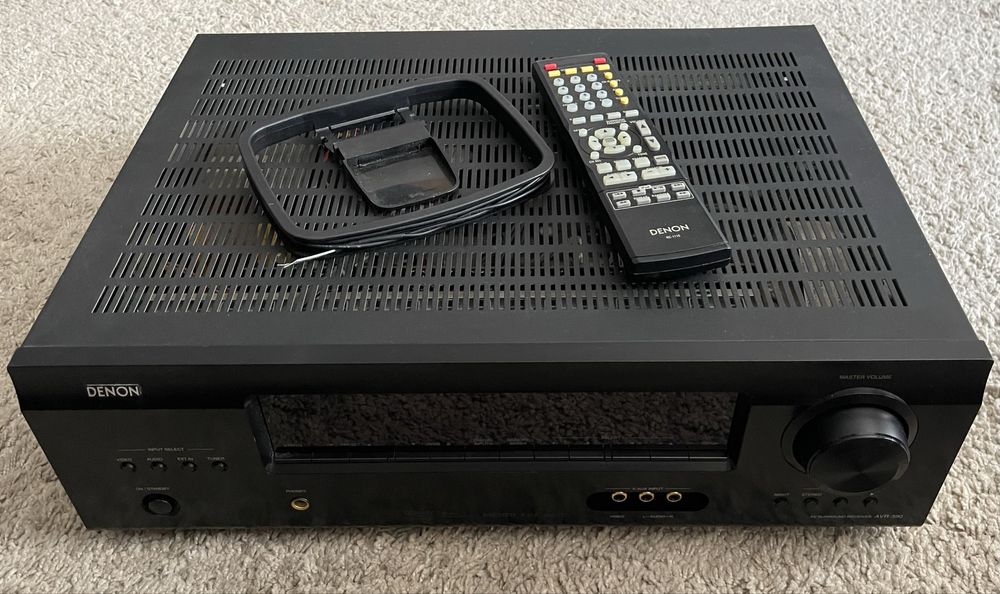 Amplificador Denon AVR 390 com HDMI