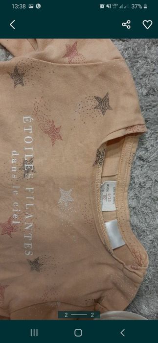 Zara bluzka w gwiazdki 80