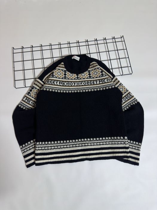Valentino “Forget Me Not” Jacquard Wool Sweater Свитер