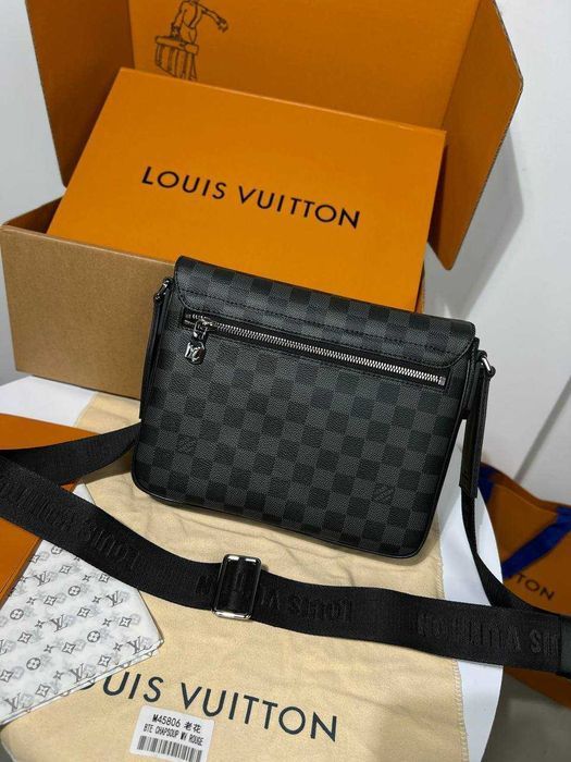 Классический мессенджер Louis Vuitton плечевая сумка District PM мужская сумка ЛВ c829