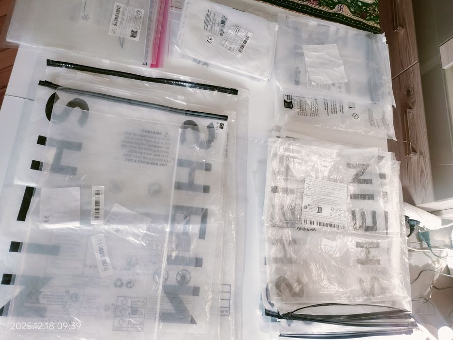 Worki strunowe z suwakiem